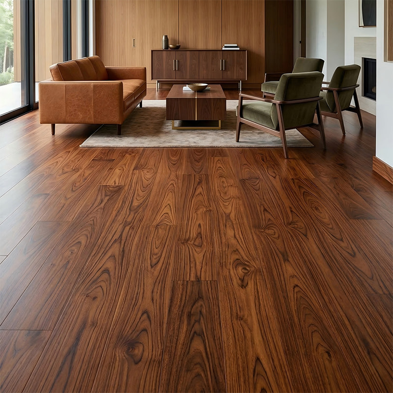 Golden Acacia Style Johanneksen lattia, maalaismainen muunnelma
