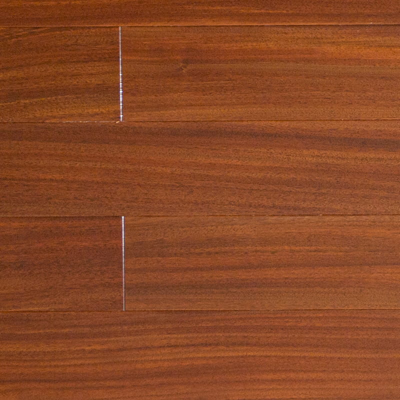 Okan Rust - punainen Wire - harjattu Click Solid Wood Flooring